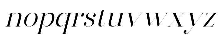 Harfine DEMO VERSION Italic Font LOWERCASE