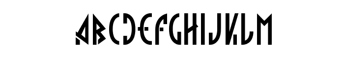 Hargita Font LOWERCASE