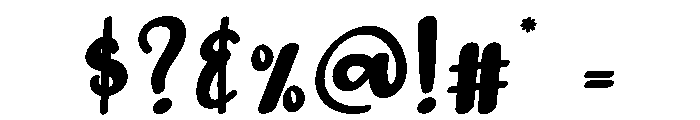 Harken Font OTHER CHARS