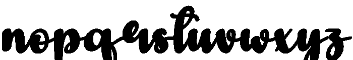 Harken Font LOWERCASE