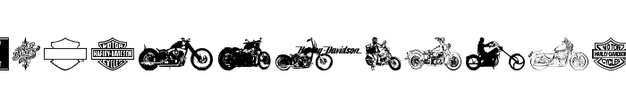 Harley Davidson Font LOWERCASE