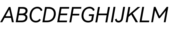 HarmonyOS Sans Italic Font UPPERCASE