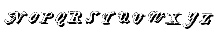 HartzVier-Shadow Font UPPERCASE