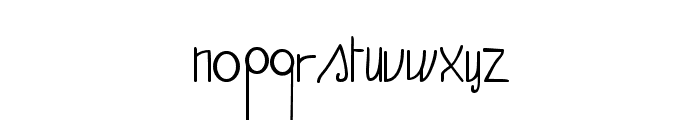 Harumph Normal Font LOWERCASE