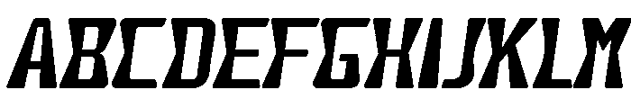 Harves Italic Font UPPERCASE
