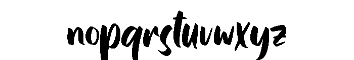 HarvestFamily-Regular Font LOWERCASE