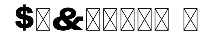 HasThERight Font OTHER CHARS