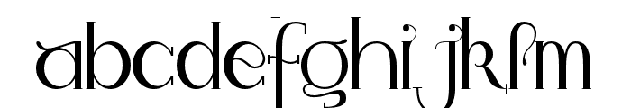 HashiraMt-Regular Font LOWERCASE