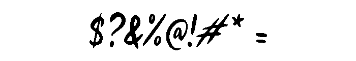 Hasil Scripts Font OTHER CHARS