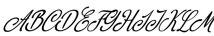 Hasley Italic Font UPPERCASE