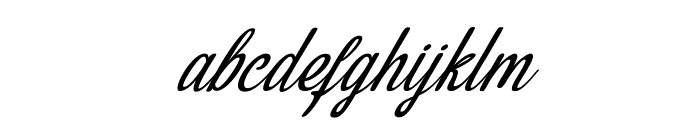 Hasley Italic Font LOWERCASE