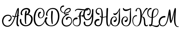 Hasley Font UPPERCASE
