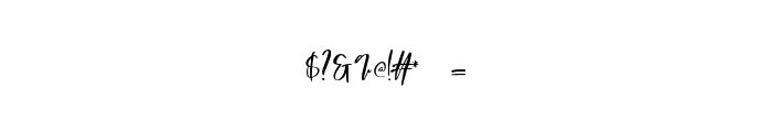 HassanahSignature Font OTHER CHARS