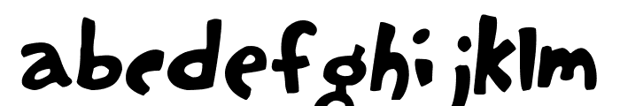 Hasty-Pudding Font LOWERCASE