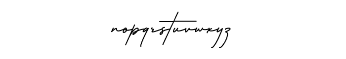 Hatshows Signature Font LOWERCASE