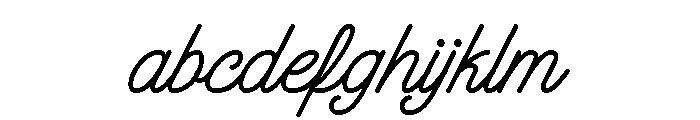 Hatterline Regular FONT