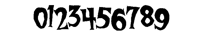 Haunted Hill Spooky Spooky Font OTHER CHARS