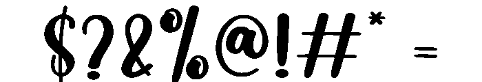 Haunted Mansion Font OTHER CHARS