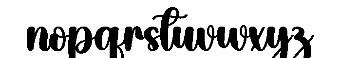 Haunted Mansion Font LOWERCASE