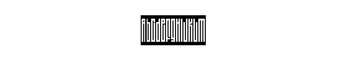 Hauptbahnhof Reverse Font UPPERCASE