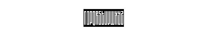 Hauptbahnhof Reverse Font UPPERCASE