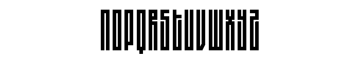 Hauptbahnhof Font LOWERCASE