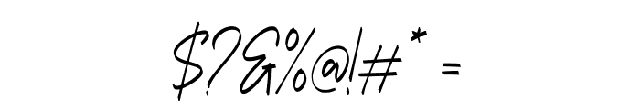 Havelin Signature Italic Font OTHER CHARS