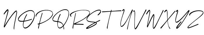 Havelin Signature Italic Font UPPERCASE