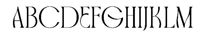 Havens Brooke Font UPPERCASE