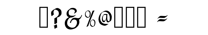 Havenscript Regular Font OTHER CHARS