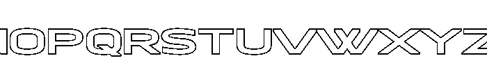 Haverbrooke Hollow Font LOWERCASE