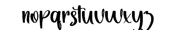 Hawaii1 Font LOWERCASE
