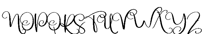 Hawaii Font UPPERCASE