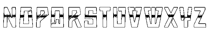 Hawk Regular Font UPPERCASE
