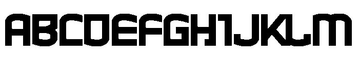 Hawkeye1 Font UPPERCASE