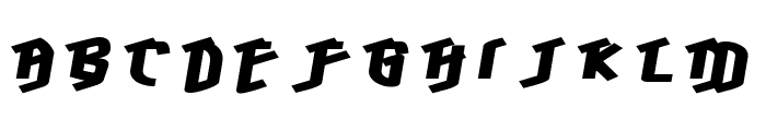 HawkeyeFront-Regular Font LOWERCASE