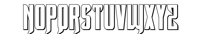 Hawkmoon 3D Regular Font UPPERCASE