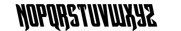 Hawkmoon Leftalic Font LOWERCASE