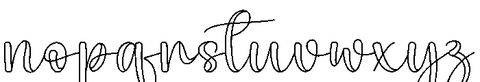 Hay Baby Font LOWERCASE