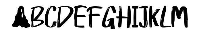 Hay Ghost - Personal Use Font UPPERCASE