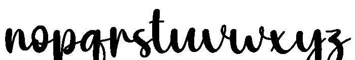 Hazelnut Font LOWERCASE