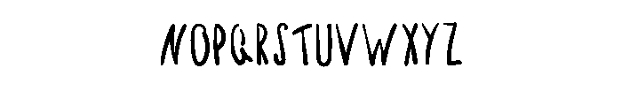Hazelsun Regular Font UPPERCASE