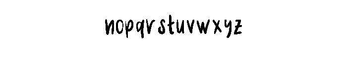 Hazelsun Regular Font LOWERCASE