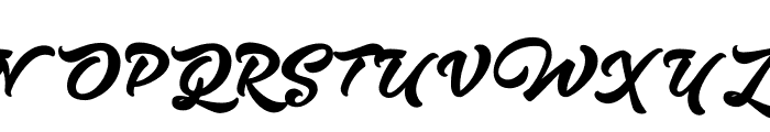Hazzard Personal Use Regular Font UPPERCASE
