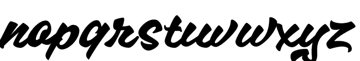 Hazzard Personal Use Regular Font LOWERCASE