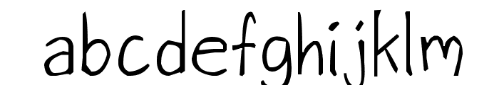 handwriting by lev Font LOWERCASE