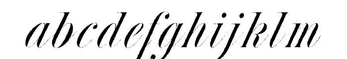 Braham WF Italic Font LOWERCASE