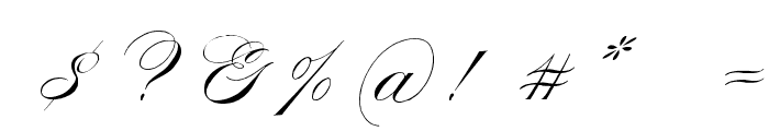 Brunel Script WF Font OTHER CHARS