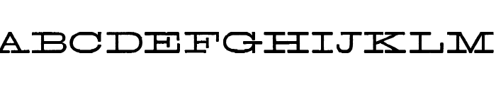Gano Extended WF Font LOWERCASE