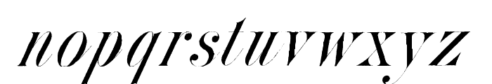 Nestor WF Italic Font LOWERCASE